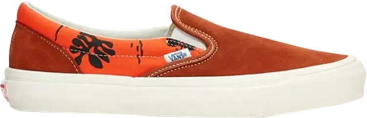 Кеды Vans Modernica x OG Classic Slip-On LX Hawaiian, коричневый