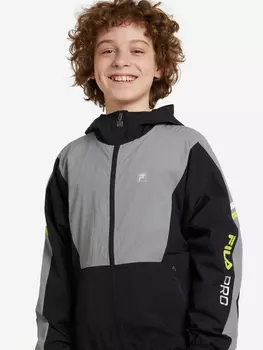 Ветровка для мальчиков FILA, Черный, размер 164