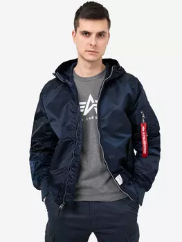 Ветровка мужская L-2B Hooded Gen II Alpha Industries, Синий