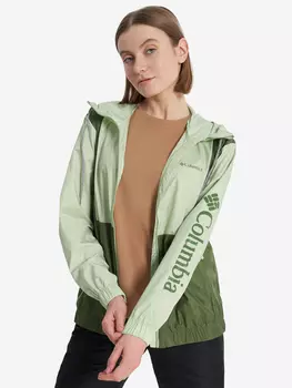 Ветровка женская Columbia Lily Basin Jacket, Зеленый