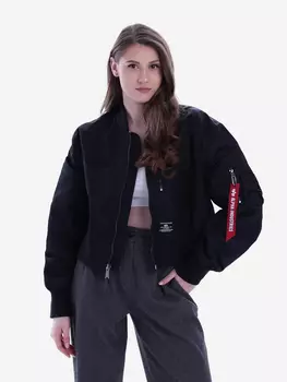 Ветровка женская L-2B Cropped Gen II W Alpha Industries, Черный