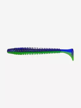 Виброхвост SANSAN VIBRO Raketa 89, Col. 24 VIOLET LIME BELLY, Мультицвет