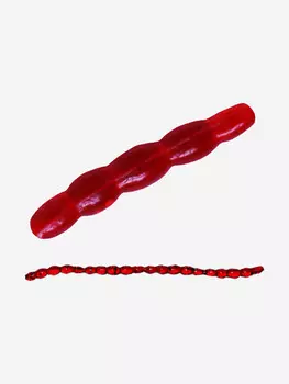 Виброхвост SANSAN WORM MOTIL 50 (Col. 03 BLOOD), Красный