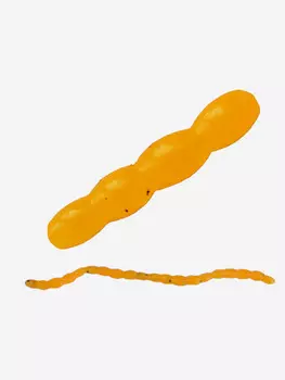 Виброхвост SANSAN WORM MOTIL 50 (Col. 05 CARROT), Оранжевый