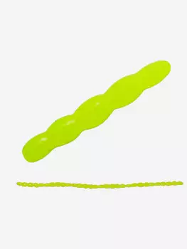 Виброхвост SANSAN WORM MOTIL 50 (Col. 08 Chartreuse), Желтый