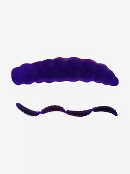 Виброхвост SANSAN WORM OPARYSH 15 (Col. 04 VIOLET), Синий