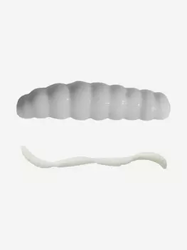 Виброхвост SANSAN WORM OPARYSH 15 (Col. 11 WHITE), Белый