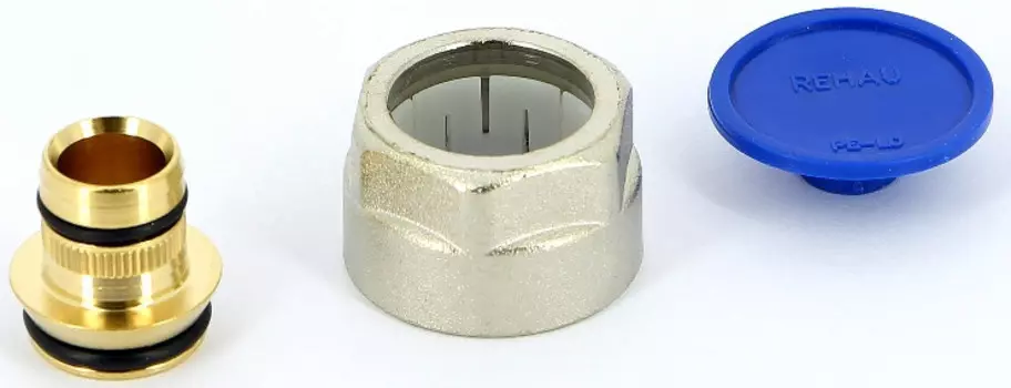 Резьбозажимное соединение для полиэтиленовых труб 16 х 2,2 х 3/4" EK Rehau Rautitan Flex/Pink 12663521003