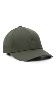 Хлопковая бейсболка Emporio Armani