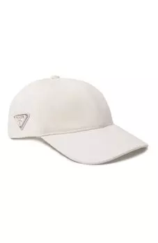 Хлопковая бейсболка Prada