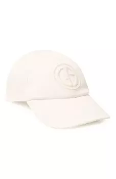 Хлопковая бейсболка Giorgio Armani