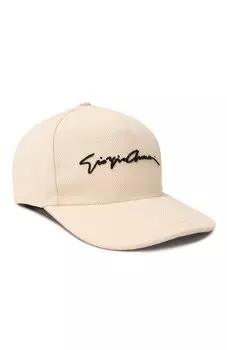 Хлопковая бейсболка Giorgio Armani