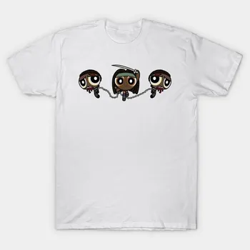 Футболка женская Michonne Puff Harajuku Print Kawaii футболка летняя женская футболка с коротким рукавом топ футболка S