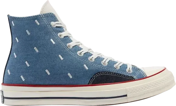 Кроссовки Converse Chuck 70 High Indigo Boro, синий