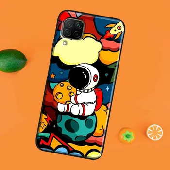 Space Aesthetic Spaceman Astronaut Case For Honor 50 Pro 8X 9X Cover For Huawei P30 P40 P20 Lite Nova 5T P Smart 2019 2021 Huawei P20