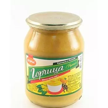 Горчица егорье 250 г русская ст/б