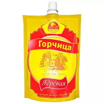 Горчица Русский Аппетит 120 ядреная дой-пак