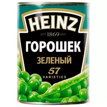 Горошек зеленый хайнц 390 г ж/б