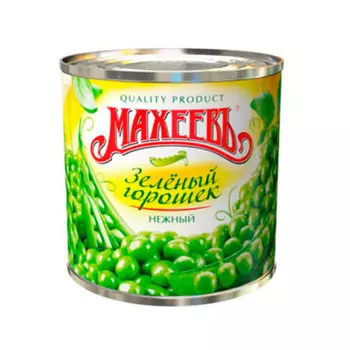 Горошек зеленый Махеев 400г ж/б