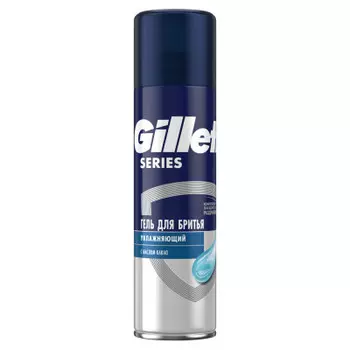 Гель для бритья Gillette 200мл сириес увлажняющий