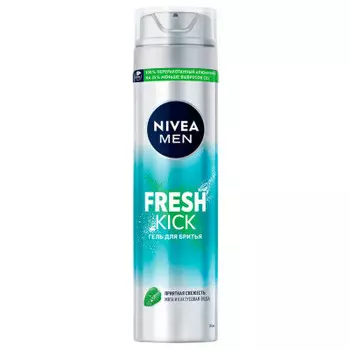 Гель для бритья Nivea 200мл освежающий для нормальной кожи