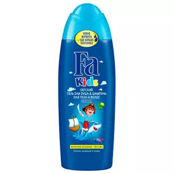Гель для душа Fa kids 250мл для детей отважный пират