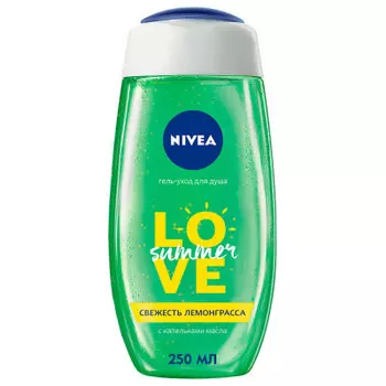 Гель для душа Nivea 250мл лемонграсс и масло