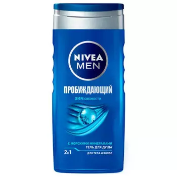 Гель для душа Nivea men 250мл пробуждающий