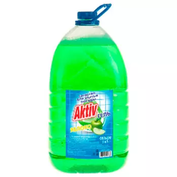 Гель для мытья посуды Aktiv 5л яблоко