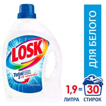 Гель для стирки лоск 1.95 л горное озеро