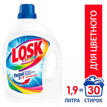 Гель для стирки лоск 1.95 л колор