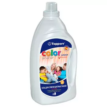 Гель для стирки Topperr 2л для цветных тканей концентрат