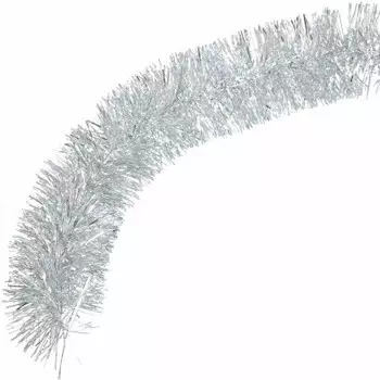 Гирлянда елочная XMAS Dream 70мм 5слоев 1,8м серебро