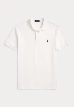 Рубашка поло CUSTOM FIT STRETCH MESH POLO SHIRT Ralph Lauren, белый