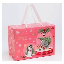 Пакет-коробка подарочная "Winter Present", Me To You