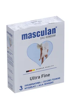 Презервативы Masculan DAS KONDOM Ultra Fine, 3 шт