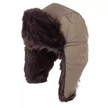 Шапка ушанка зимняя Huntsman Соболь (Хаки, Cell)