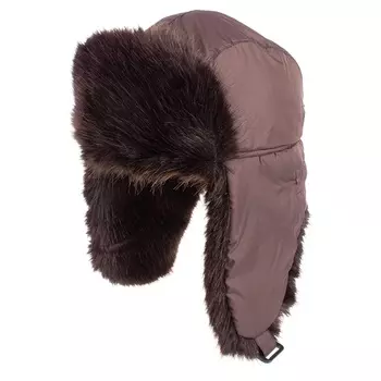 Шапка ушанка зимняя Huntsman Соболь (Коричневый, Taslan)