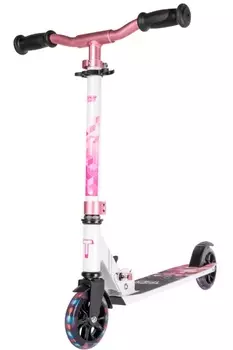 Самокат TechTeam Comfort 125R 2022 белый-розовый