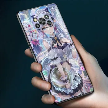 Чехол для Xiaomi Mi Poco X3 NFC X4 Pro F3 M3 C40 F4 GT M5 M4 F1 11 Lite 11T 10T 9T силиконовый чехол для телефона Genshin Impact Girl Funda Mi Poco C40