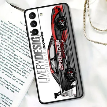 Чехол для спортивного автомобиля Japan Tokyo JDM Drift для Samsung Galaxy S21 S22 S20 S 21 Ultra FE Plus S8 S9 S10 Plus Lite из мягкого ТПУ Samsung S7