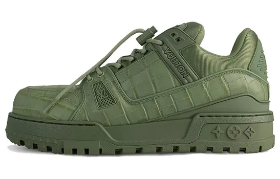 Кроссовки мужские Louis Vuitton Trainer Maxi, хаки