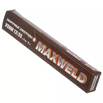 Электроды Maxweld, УОНИ 13/55, 4 мм, 5 кг, картонная коробка