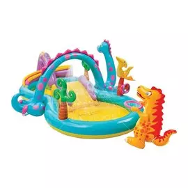 Игровой центр с горкой Intex Dinoland 57135NP, 333х229х112 см