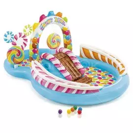 Игровой центр с горкой Intex Сладости 57149NP, 259х165х107 см