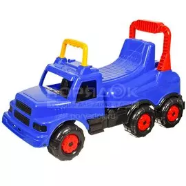 Игрушка детская Альтернатива Машина Веселые гонки синяя М4456