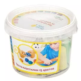 Игровой набор Genio Kids, Тесто-пластилин, 15 цветов, TA1066/TA1066V