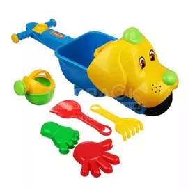 Игровой набор Полесье, 65 см, с тачкой, пластик, 6-7 шт, 430-111