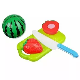 Игровой набор Игроленд, Продукты для резки, 20х30х5 см, с липучкой, пластик, 6 шт, 294-106