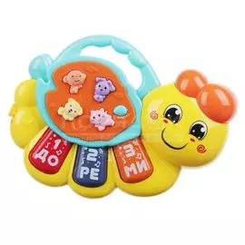 Игрушка детская Игроленд, Пианино, 11х4.5х15 см, обучающее, свет, звук, 2ААА, пластик, 272-694